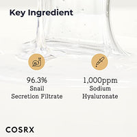 COSRX Snail Mucin 96% Power Repairing Essence 3.38 fl.oz 100ml, Hydrating Serum for Face with Snail Secretion Filtrate for Dull Skin & Fine Lines, Korean Skincare