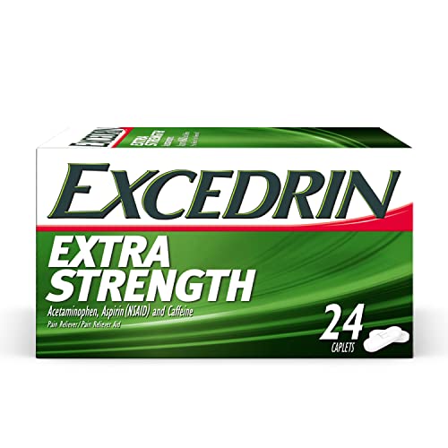 Excedrin Extra Strength Caplets for Headache Pain Relief, 24 Count