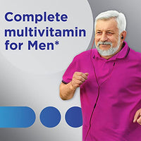 Centrum Silver Multivitamin for Men 50 Plus, Multivitamin/Multimineral Supplement with Vitamin D3, B Vitamins and Zinc, Gluten Free, Non-GMO Ingredients - 100 Count