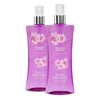 Body Fantasies Signature Fragrance Body Spray, Japanese Cherry Blossom, 8 fl oz (Pack of 2)