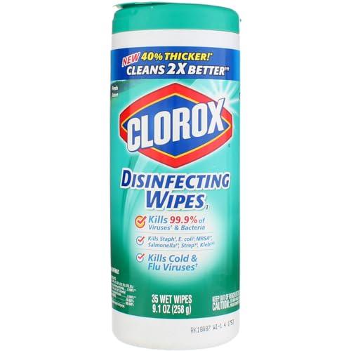 Clorox Disinfecting Wipes Disinfecting Fresh Scent Canister 7 " X 8 " (Pack of 3)