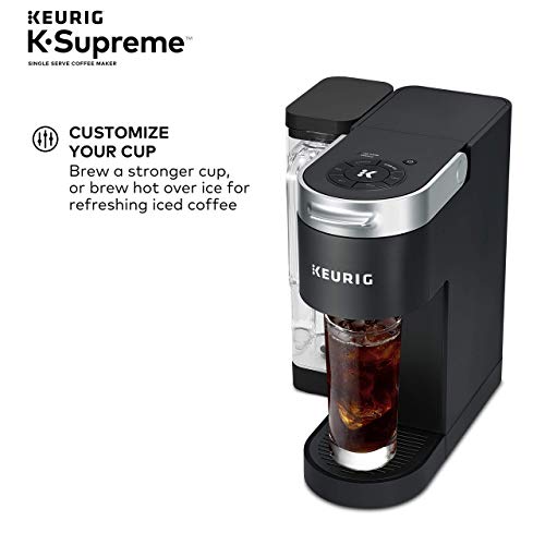 Keurig® K-Supreme Single Serve K-Cup Pod Coffee Maker, MultiStream Technology, Black