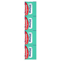 Colgate Max Fresh Whitening Toothpaste with Mini Strips, Clean Mint Toothpaste for Bad Breath, Helps Fight Cavities, Whitens Teeth, and Freshens Breath, 6.3 Ounce (Pack of 4)