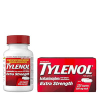 Tylenol Extra Strength Caplets with 500 mg Acetaminophen Pain Reliever Fever Reducer, 225 Count