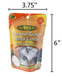 Chef Eric's Coconut Ginger Busta Candy, Jamaican candy like Colombian candy (2 ozs. pack) (3)