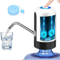 Water Bottle Pump 5 Gallon Water Bottle Dispenser USB Charging Automatic Drinking Water Pump Portable Electric Water Dispenser Water Bottle Switch (White)