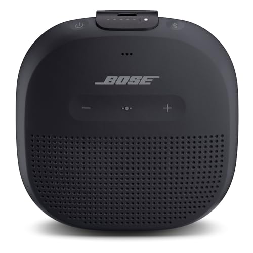 Bose SoundLink Micro Bluetooth Speaker: Small Portable Waterproof Speaker with Microphone, Black