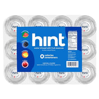 Hint Water Best Sellers Pack (Pack of 12), 16 Ounce Bottles, 3 Bottles Each of: Watermelon, Blackberry, Cherry, and Pineapple, Zero Calories, Zero Sugar and Zero Sweeteners