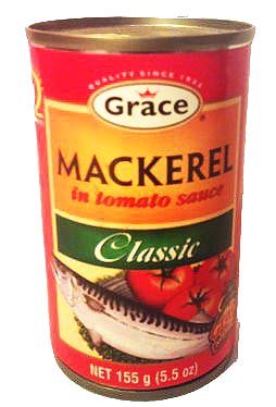 Grace Mackerel "Tin Mackerel", 5.5oz Made in Jamaica