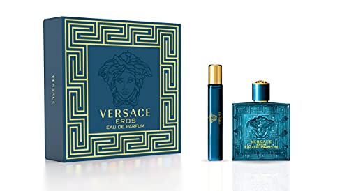 VERSACE EROS by Gianni Versace, EAU DE PARFUM SPRAY 3.4 OZ & EAU DE PARFUM SPRAY 0.33 OZ MINI