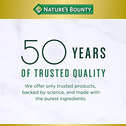 Nature's Bounty Biotin, Supports Healthy Hair, Skin and Nails, 10,000 mcg, Rapid Release Softgels, 120 Ct