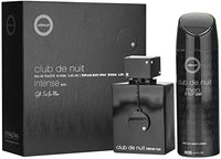 ARMAF Club De Nuit Intense 2-Piece Set for Men, (3.6 Oz Eau De Toilette Spray + 6.8 Oz Body Spray)