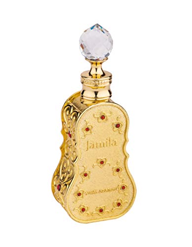 Swiss Arabian Jamila For Women - Fruity, Floral, Musk Concentrated Perfume Oil - Luxury Fragrance From Dubai - Long Lasting Artisan Perfume With Notes Of Tangerine, Jasmine, Magnolia, Amber - 0.5 Oz