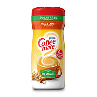 Coffee mate Sugar-Free Powdered Creamer 3 Flavor Variety, French Vanilla, Hazelnut, Chocolate Crème, with Neptune's Delight Stainless Steel Stirrer