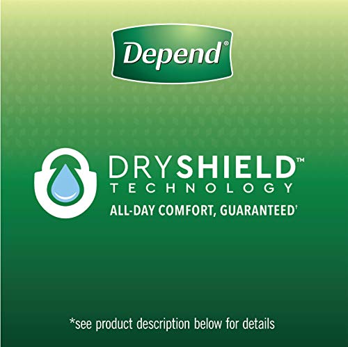 Depend FIT-FLEX Incontinence Underwear For Women, Disposable, Maximum Absorbency, Medium, Blush, 56 Count (2 Packs of 28) (Packaging May Vary)