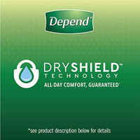 Depend FIT-FLEX Incontinence Underwear For Women, Disposable, Maximum Absorbency, Medium, Blush, 56 Count (2 Packs of 28) (Packaging May Vary)