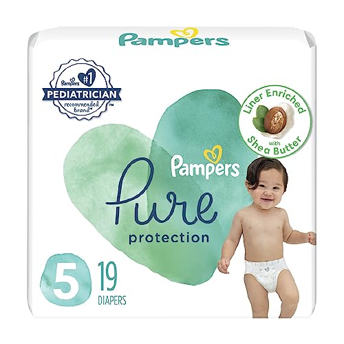 Pampers Pure Protection Diapers Size 5, 19 count - Disposable Diapers