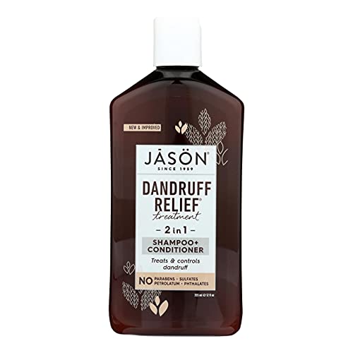 Jason Natural, Dandruff Relief, Shampoo + Conditioner, 12 fl oz (355 ml) - 2pc