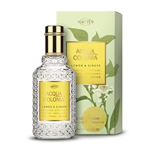 4711 Acqua Colonia Lemon and Ginger Eau de Cologne Spray for Women, 1.7 Ounce