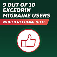 Excedrin Migraine Relief Caplets to Alleviate Migraine Symptoms - 200 Count