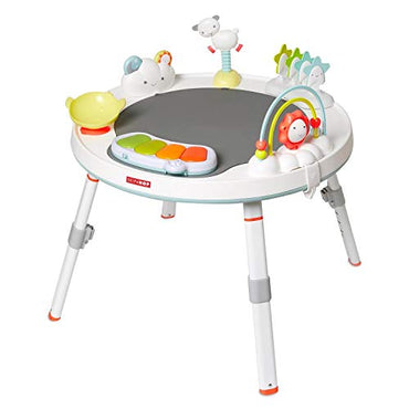 Skip Hop Baby Activity Center: Interactive Play Center with 3-Stage Grow-with-Me Functionality, 4mo+, Silver Lining Cloud