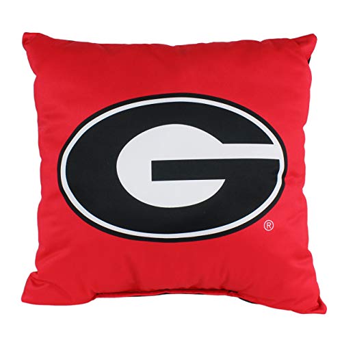 College Covers ETC DP18 Pillow, 1 Count (Pack of 1), Georgia Bulldogs