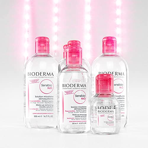 Bioderma - Sensibio - H2O Micellar Water - Makeup Remover Cleanser - Face Cleanser for Sensitive Skin