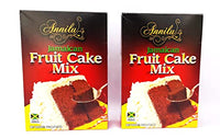 Jamaican Fruit Cake Mix - 3.4lbs (Pack of 2) by Annilu, Product of Jamaica