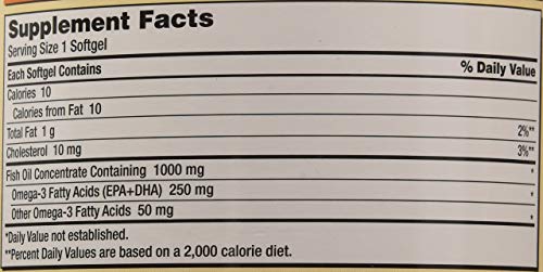 Kirkland Signature hgar Fish Oil Concentrate 2 Pack, 400 Count (Pack of 2)