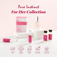 Pure Instinct Perfume with Pheromone Infused Essential Oil for Her - Roll on 10.2 ml | 0.34 Fl. Oz