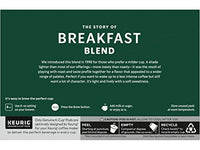 Starbucks Coffee K-Cup Pods, Breakfast Blend Medium Roast, Ground Coffee K-Cup Pods for Keurig Brewing System, 10 CT K-Cup Pods Per Box (Pack of 4 Boxes)