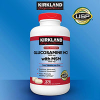 Kirkland Signature Glucosamine with MSM, 375 Tablets (5 Pack)