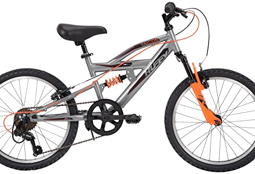 Huffy Valcon 20" Boy's Full Suspension Mountain Bike, 6 Speed, Quick Connect Assembly