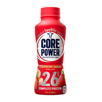 Core Power by fairlife High Protein (26g) Milk Shake, Strawberry Banana, 11.5 Fl Oz (Pack of 12)