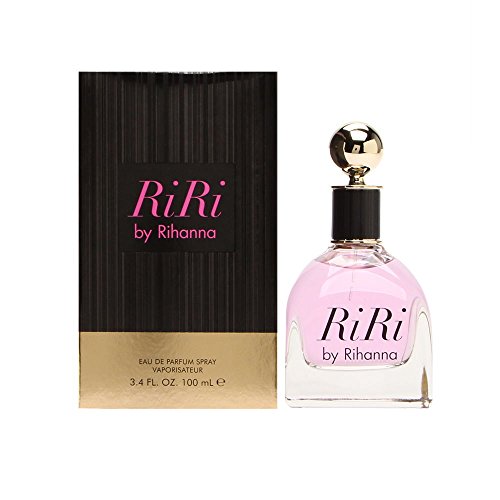 Rihanna Riri Eau De Parfum Spray for Women, Black, 3.4 Fl Oz (Pack of 1)