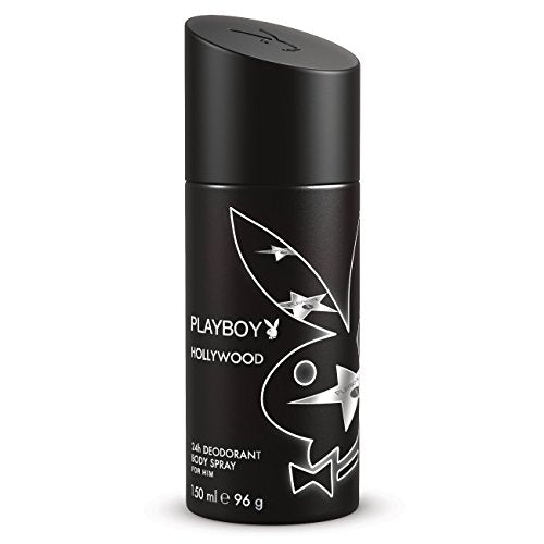 Playboy Fragrances Hollywood All Over Body Spray for Men, 4 Ounce