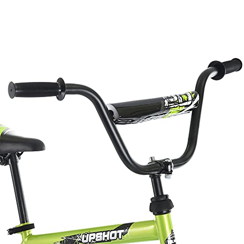 Huffy Upshot 20” Boy’s Bike for Kids, Lime Green