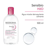 Bioderma - Sensibio - H2O Micellar Water - Makeup Remover Cleanser - Face Cleanser for Sensitive Skin