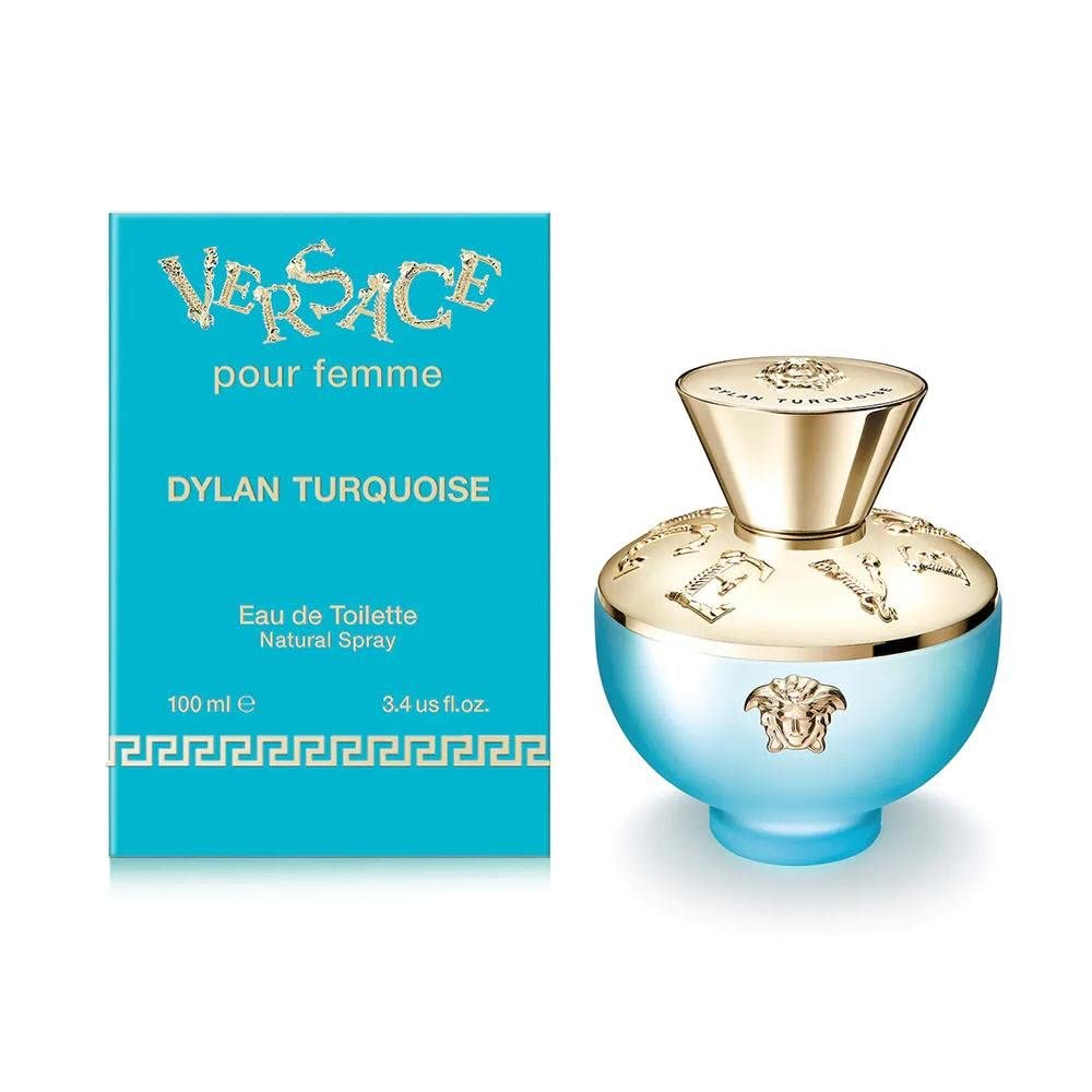 Versace Dylan Turquoise Eau DeToilette Mini Splash Women's Perfume 0.17 oz/5ml