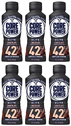 Fairlife Core Power Elite High Protein Milk Shakes, Ready to Drink (6 Chocolate, 42g)