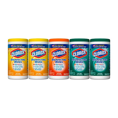 Clorox Disinfecting Wipes Variety Pack, 78 Count (Pack of 5)