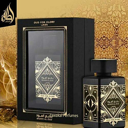 Lattafa Perfumes Bade'e Al Oud Oud for Glory Eau De Parfum Spray for Unisex 3.4 Ounce