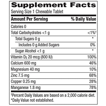 Caltrate Chewables 600 Plus D3 Plus Minerals Calcium Vitamin D Supplement, Cherry, Orange and Fruit Punch - 155 Count