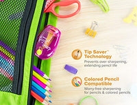 Bostitch Office Twist-n-Sharp Pencil Sharpener, for Kids & Colored Pencils, Assorted Colors (PS1-ADJ)