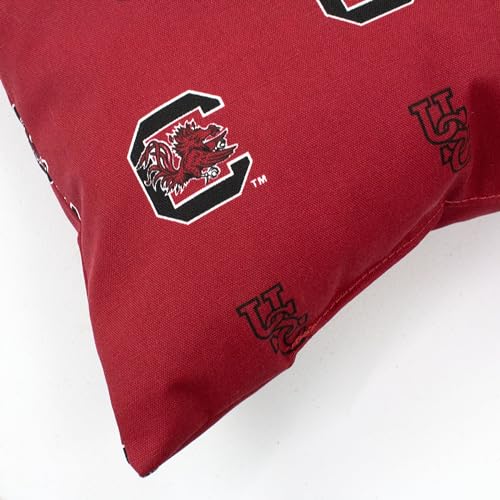 College Covers Outdoor Decorative Pillow Pillow, 16" X 16", South Carolina Gamecocks 2 Count