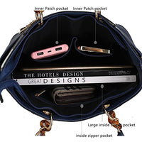 MKF Shoulder Bag for Women Set Handbag Wallet Purse - Top-Handle Tote - Removable Shoulder Strap Vegan Leather