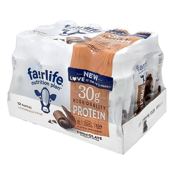 Fairlife Nutrition Plan High Protein Chocolate 30g Shake,Gelatin Free,11.5fl.oz,(12 Pack) - PACK OF 1