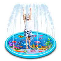 Kid Splash Sprinkler pad, Sprinkler for Kids, and Wading Pool for Learning – Children’s Sprinkler Pool, Inflatable Water Toys,Outdoor Swimming Pool for Kids(67 inch)