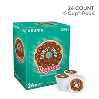 The Original Donut Shop, Regular, Single-Serve Keurig K-Cup Pods, Medium Roast Coffee, 144 Count (6 Boxes of 24 Pods)