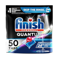 Finish - Quantum with Activblu Technology - 50ct - Dishwasher Detergent - Powerball - Ultimate Clean and Shine - Dishwashing Tablets - Dish Tabs-(Packaging May Vary)